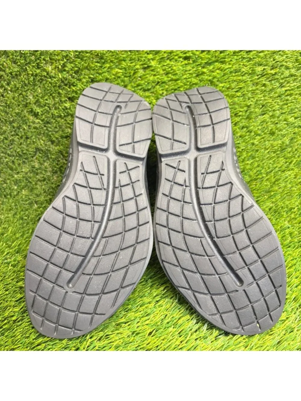 OOFOS OOmg Fibre Low Mens Size 11.5 Black Casual Walking Slip On Recovery Shoes